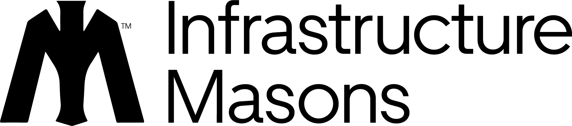 Logo iMasons Full Black tm